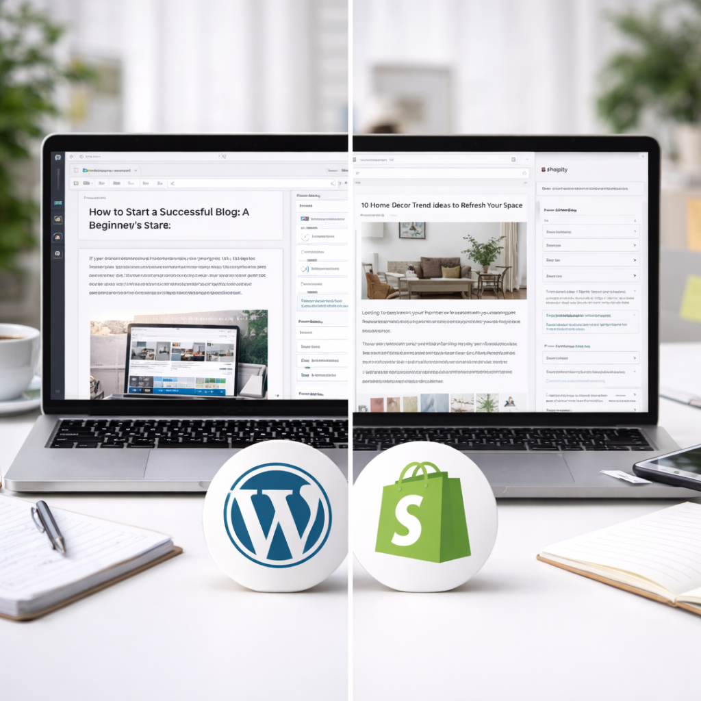 wordpress vs shopify